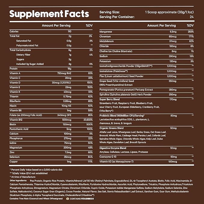 LyfeFuel All-in-One Essentials Nutrition Shake | Complete Meal Replacement Powder | 50+ Superfood