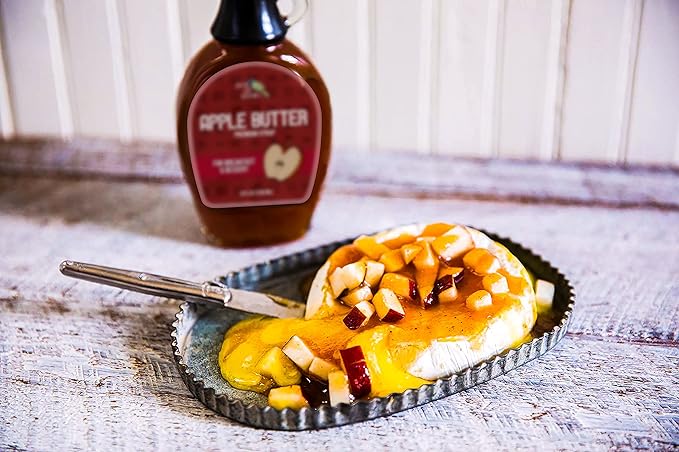 Green Jay Gourmet Apple Butter Syrup - Premium Breakfast Syrup with Sweet Apples, Spices & Lemon