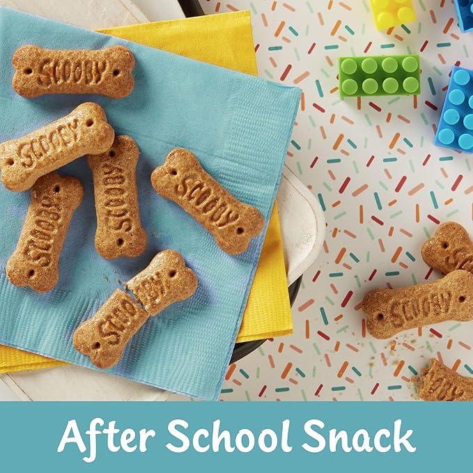 Kellogg's Scooby-Doo! Graham Cracker Snacks, Cinnamon, Made with Whole Grain, (1 Oz Bag), 40 Bags