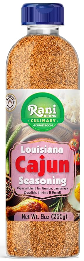 Rani Louisiana Cajun Seasoning (Special Blend for Soup or Gravies) 9oz (255g) PET Jar ~ All Natural