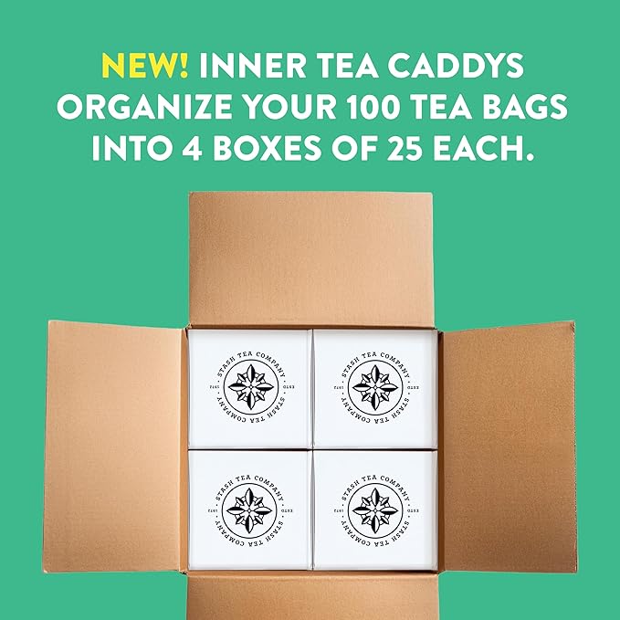 Stash Tea Breakfast in Paris Black Tea, Box of 100 Tea Bags