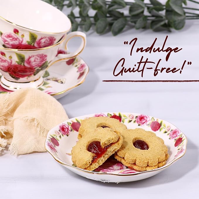 Sugar Free Cookies by Stern?™s Bakery | [10 Count] Strawberry Filled Linzer Tarts | Sugar Free