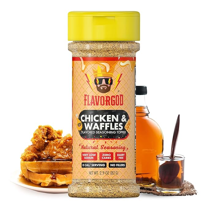 Chicken & Waffles Seasoning Topper Mix by Flavor God - Premium All Natural & Healthy Spice Blend