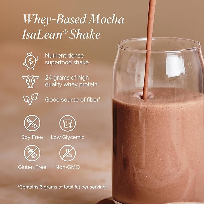 IsaLean Protein Shake - Complete Superfood Meal Replacement for Maintaining Healthy Weight and Lean