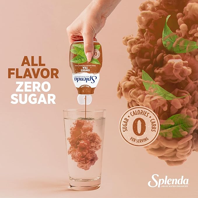 SPLENDA Liquid Water Enhancer Drops, Sugar Free, Zero Calorie, Natural Flavor, Concentrated Drink