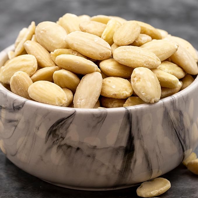 Yupik Whole Blanched California Almonds, 2.2 lb, Skinless, Unsalted, Gluten-Free, Kosher, Raw, Good