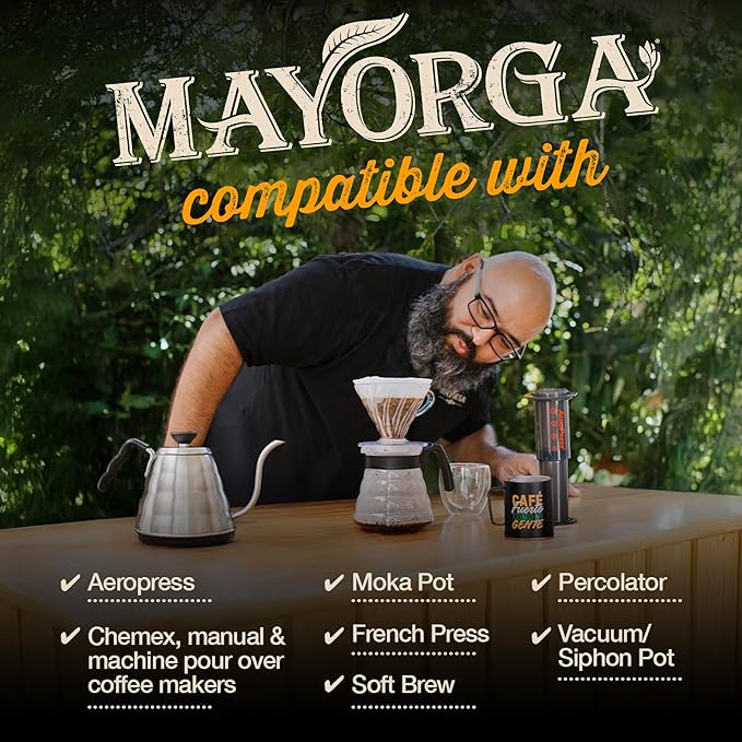 Mayorga Organic Coffee 2lb Artesano Blend - Medium Roast Whole Bean Coffee Speciality Grade, 100%