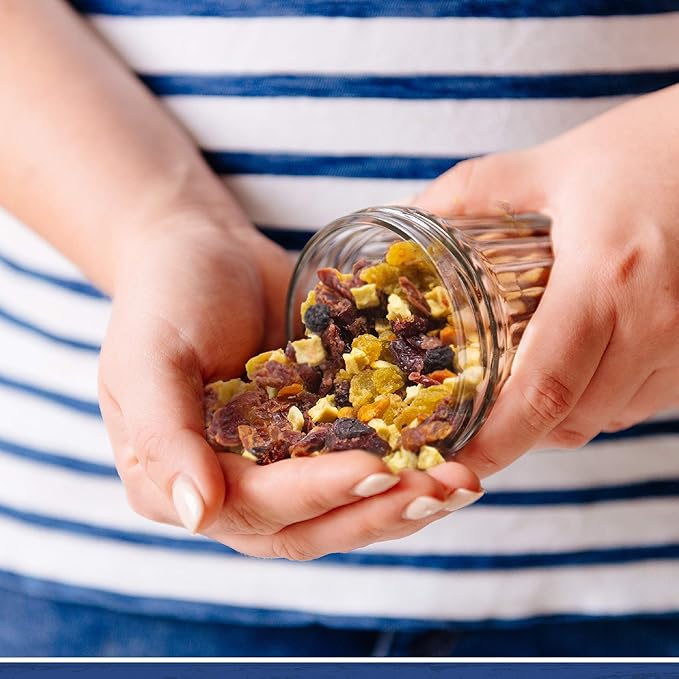 Traina Home Grown All American Sun Dried Fruit Blend -Diced Peaches, Cranberries, Blueberries