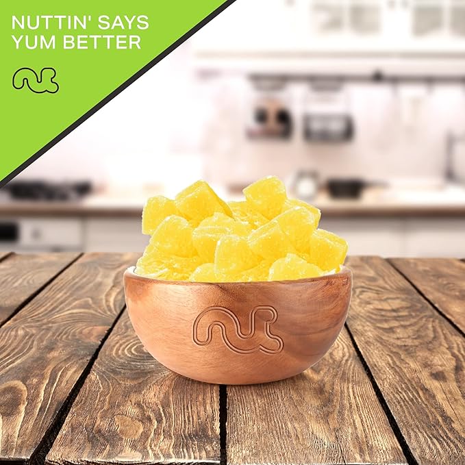 NUT CRAVINGS - Sun Dried Pineapple Chunks, Lightly Sweetened (32oz, 2 LB) Bulk Dry Fruits Packed