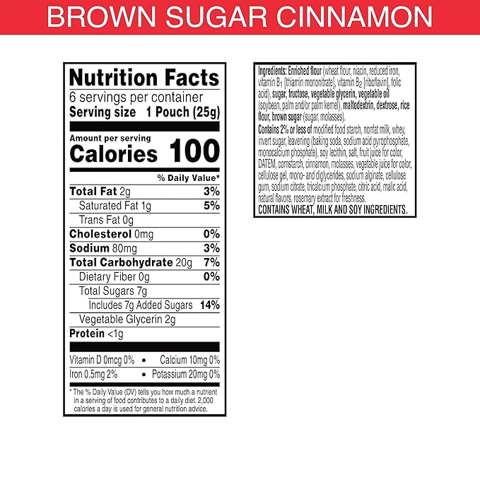 Special K Bar Pastry Crisps, Breakfast Bars, 100 Calorie Snacks, Brown Sugar Cinnamon (8 Boxes, 96