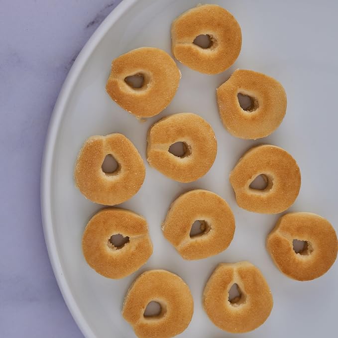 Snacklava Mini Cookie Rings - 20 Pack (10 Pieces per Pack) - No Artificial Colors or Preservatives