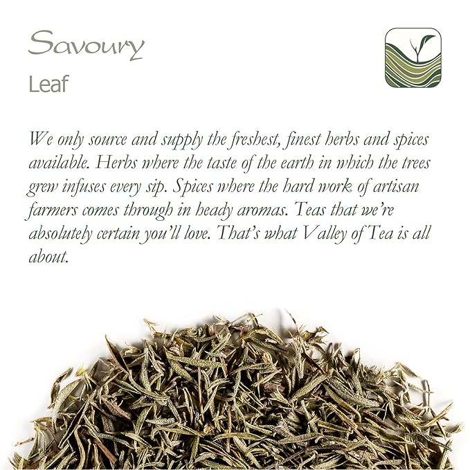 Savory Organic Culinary Whole Herb - Quality Savoury Leaf - Savory Spice Savory Leaves Savory Herb