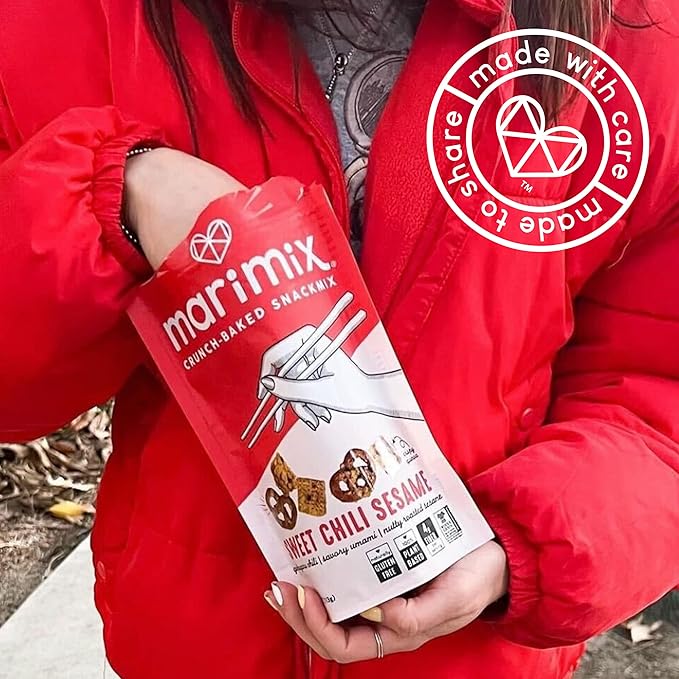 Marimix Snack Mix | Sweet Chili Sesame | Crunch Baked Sweet & Salty Savory Plant Based Naturally