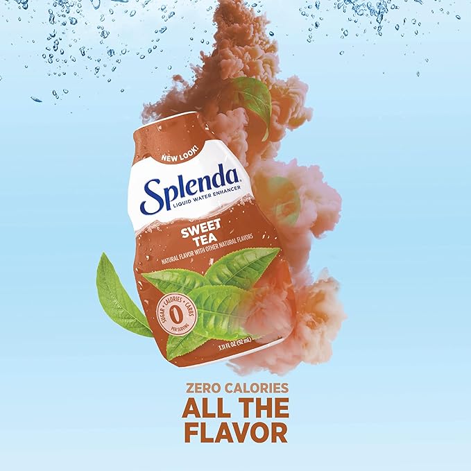 SPLENDA Liquid Water Enhancer Drops, Sugar Free, Zero Calorie, Natural Flavor, Concentrated Drink