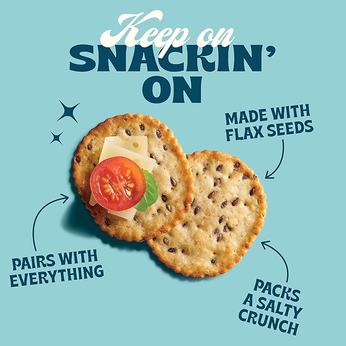 Back to Nature - Stoneground Wheat Crackers - Made with Real Ingredients like Whole Grains and Flax