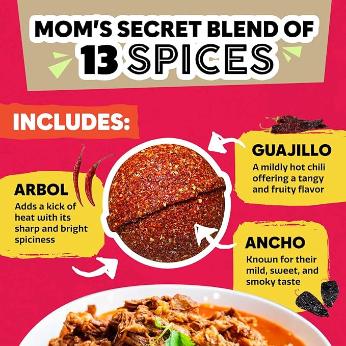 EZ Bombs Birria Bomb Seasoning, Pack of 2 – Authentic Mexican Spice Mix for Tacos, Burritos