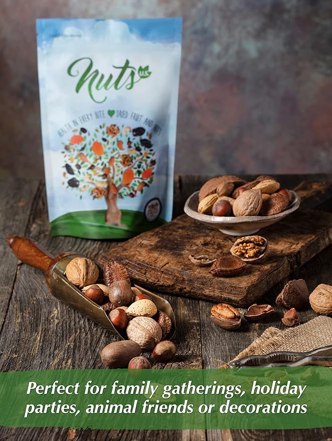 NUTS U.S. ??Mixed Nuts In Shell (Almonds, Walnuts, Hazelnuts, Pecans, Brazil Nuts) | No Added