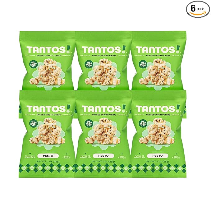 Tantos! Puffed Pasta Chips ??Healthy Pasta Snack by Top Chef Joe Sasto ??Plant-Based, Low Calorie