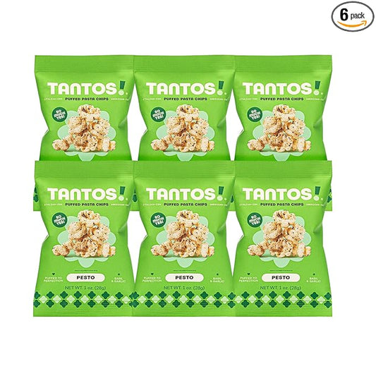 Tantos! Puffed Pasta Chips ??Healthy Pasta Snack by Top Chef Joe Sasto ??Plant-Based, Low Calorie