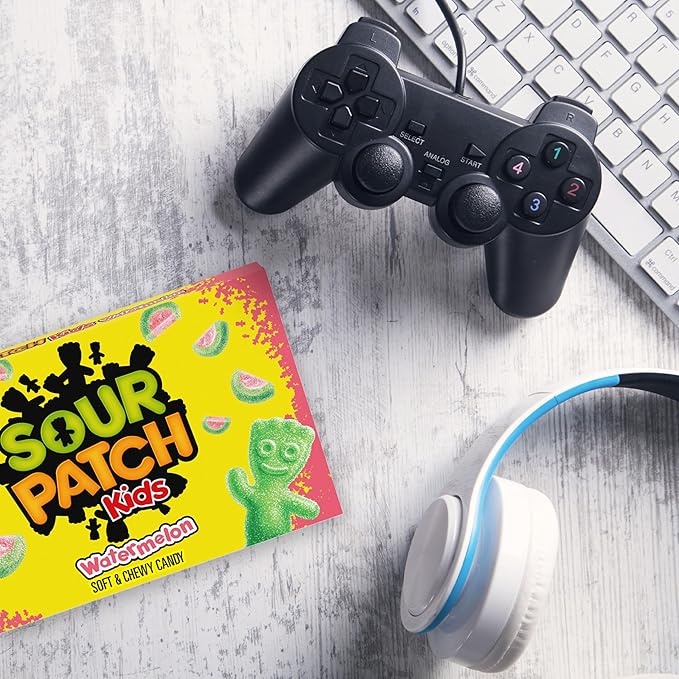 SOUR PATCH KIDS and SWEDISH FISH Soft & Chewy Candy Variety Pack, Bulk Candy, 15 Boxes