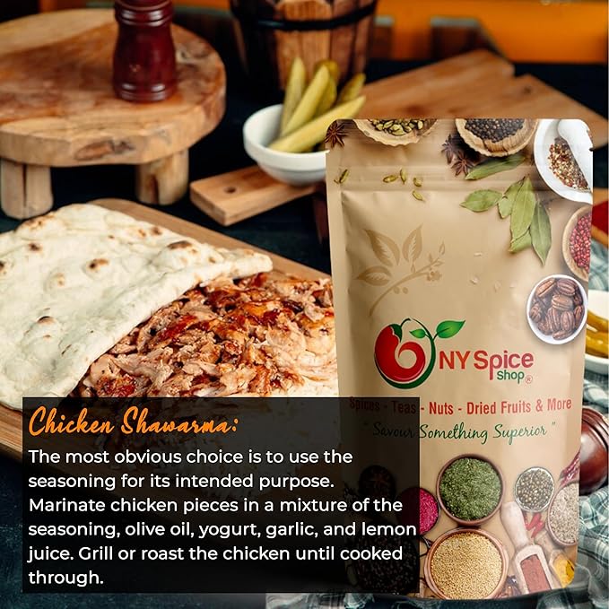 NY Spice Shop Chicken Shawarma Seasoning - Authentic Mediterranean Blend Grilling Spices for