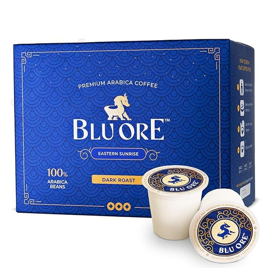 Blu Ore Premium Vietnamese Coffee Pods - Dark Roast - Recyclable Single Serve K-Cup Compatible (24