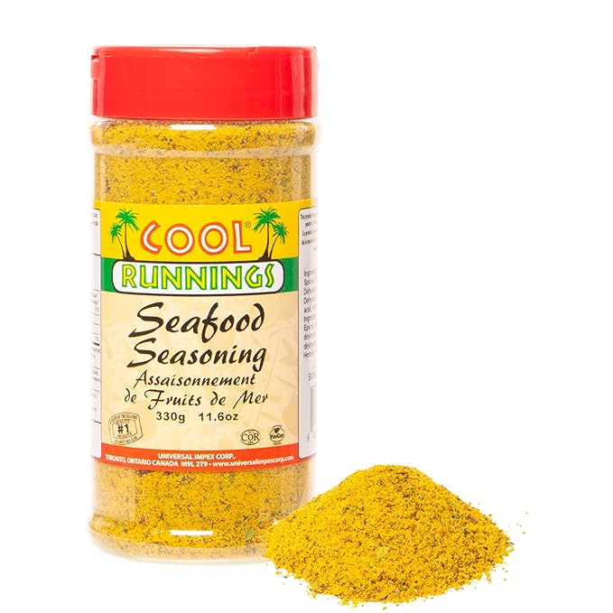 Cool Runnings Seafood Seasoning 330g - Authentic Caribbean Spice Blend for Enhancing Grilled