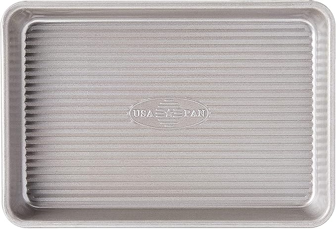 USA Pan Bakeware Mini Sheet Baking Pan Warp Resistant with Nonstick Quick Release Coating