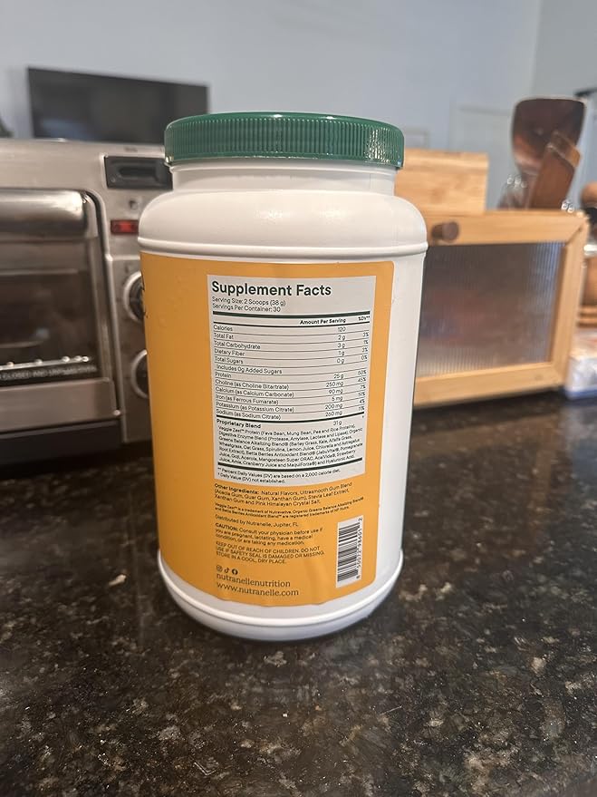 Nutranelle - Plant Based Protein Powder - 25 g Vegan Protein Powder with 30 Servings - Blended Rice