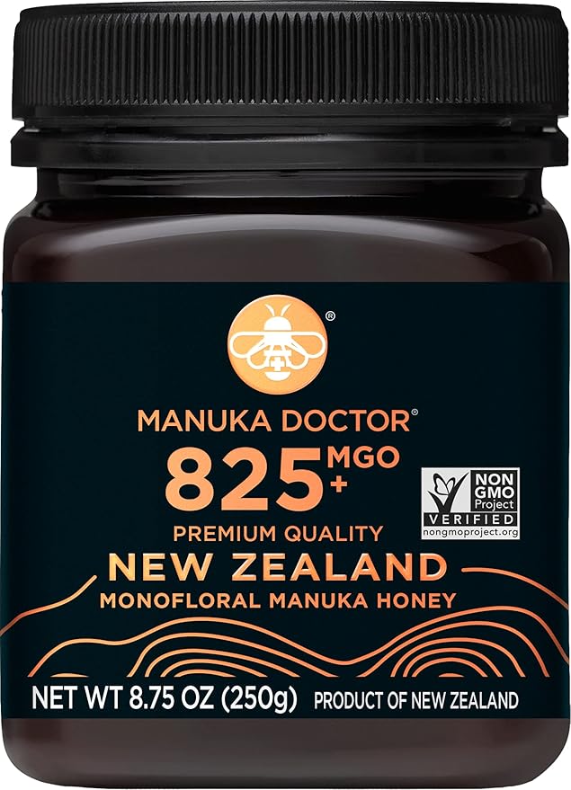MANUKA DOCTOR - MGO 825+ Manuka Honey Monofloral, 100% Pure New Zealand Honey. Certified.