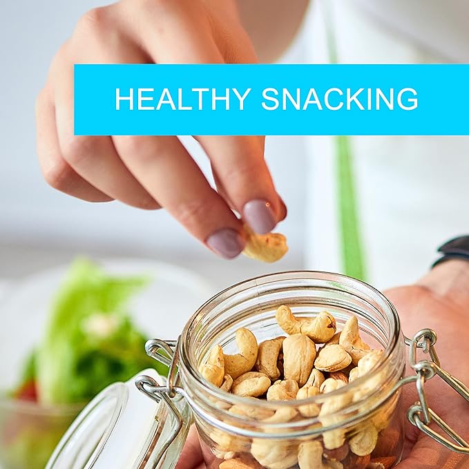 Cashews Roasted Salted - 32 oz 2 lbs | Whole Cashew Nut | Healthy Protein Snack | Natural Keto &