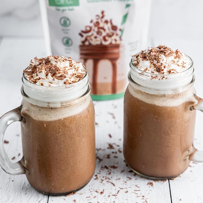 Bare Life: Dairy Free Frozen Hot Cocoa | Blended Premium Frappe Iced Hot Chocolate Smoothie |