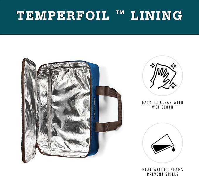 Rachael Ray Lasagna Lugger, Thermal Insulated Casserole Carrier for Hot or Cold Food, Lugger Tote