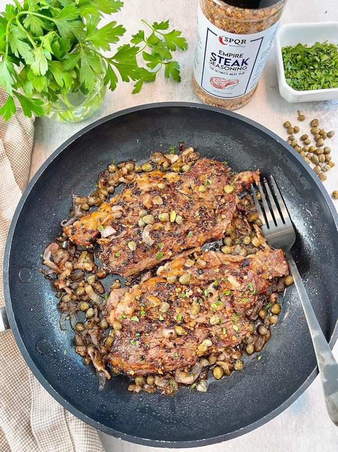 Empire Steak Seasoning XL 12 Ounce Jar All Natural Premiere Meat Rub For all Chops and Cuts
