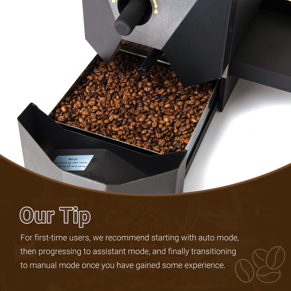 1Pound Electric Coffee Roaster for Home Use, Automatic Roasting And Easy Operation, With A Smoke