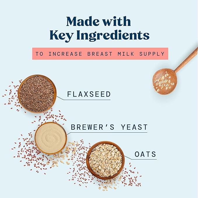 Lactation Cookies Mix - Chocolate Butterscotch Brownies Breastfeeding Cookie Supplement Support for