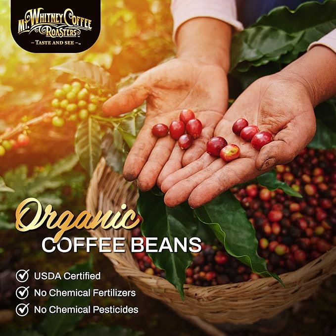 Mt. Whitney Guatemala Adiesto Cooperative Organic, Low Acid, Whole Bean Coffee - Coffee Beans