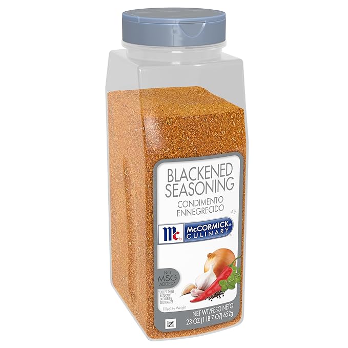 McCormick Culinary Seasoning, Blackened, Non GMO, No MSG added, For Quality Blackened Flavor in