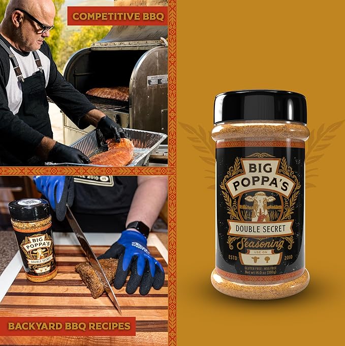 Big Poppa's Double Secret Seasoning - Irresistible Spice Blend for an Extra Kick of Flavor