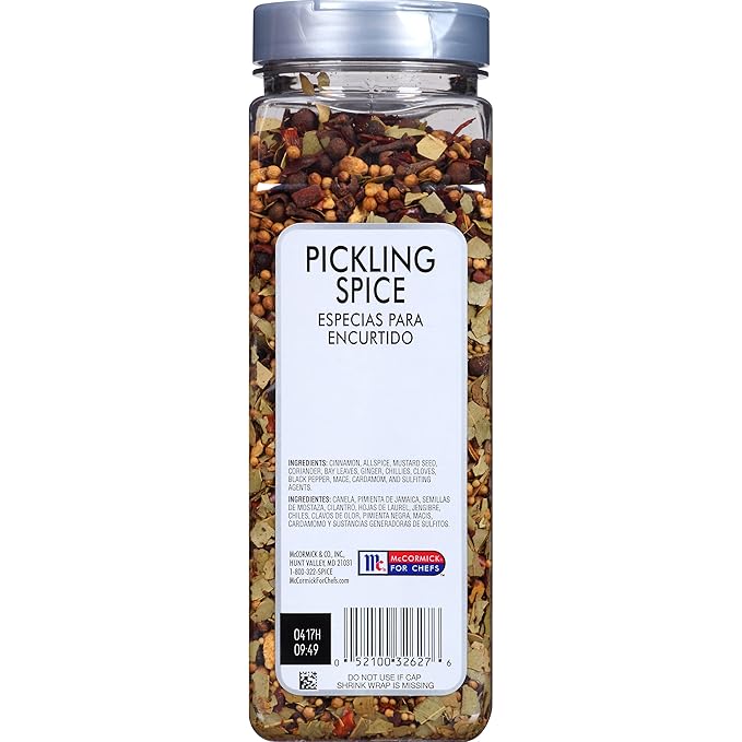 McCormick Culinary Pickling Spice, 12 oz - One 12 Ounce Container of Mixed Pickling Spice, Best for