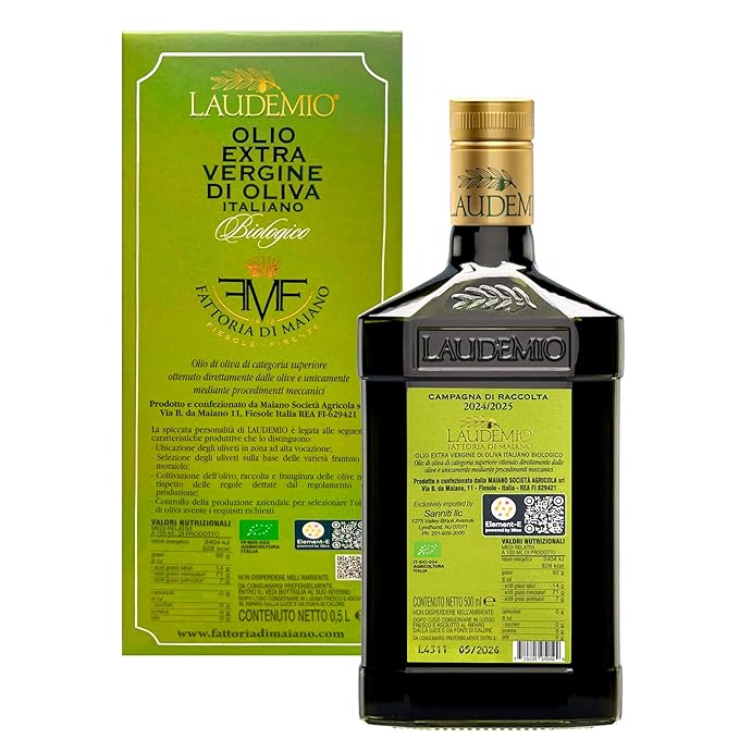 Sanniti Laudemio Organic Extra Virgin Olive Oil Fattoria di Maiano, Gold Award Winner at NYIOOC