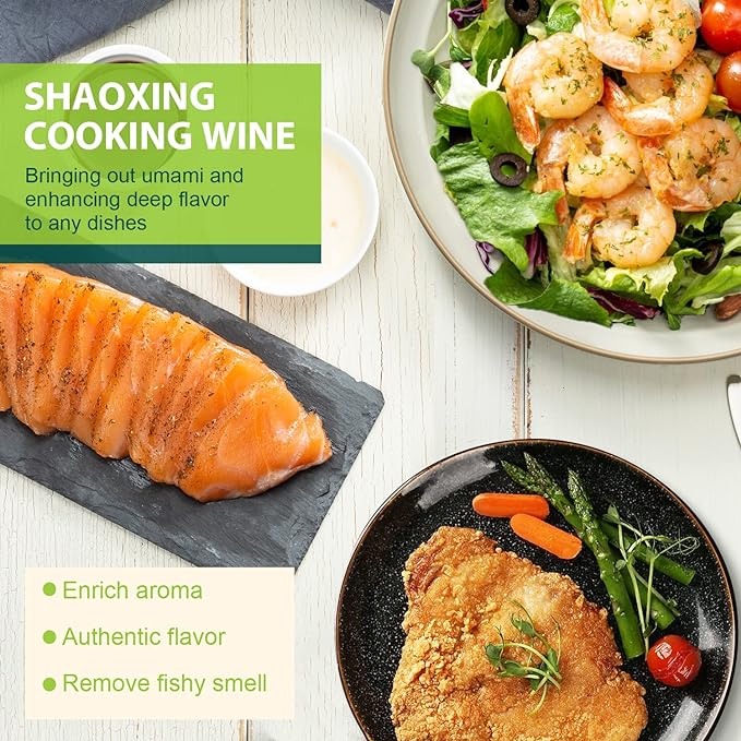 Soeos Shaoxing Cooking Wine, Shaoxing Rice Wine, Chinese Cooking Wine, Rice Cooking Wine, Shaoxing