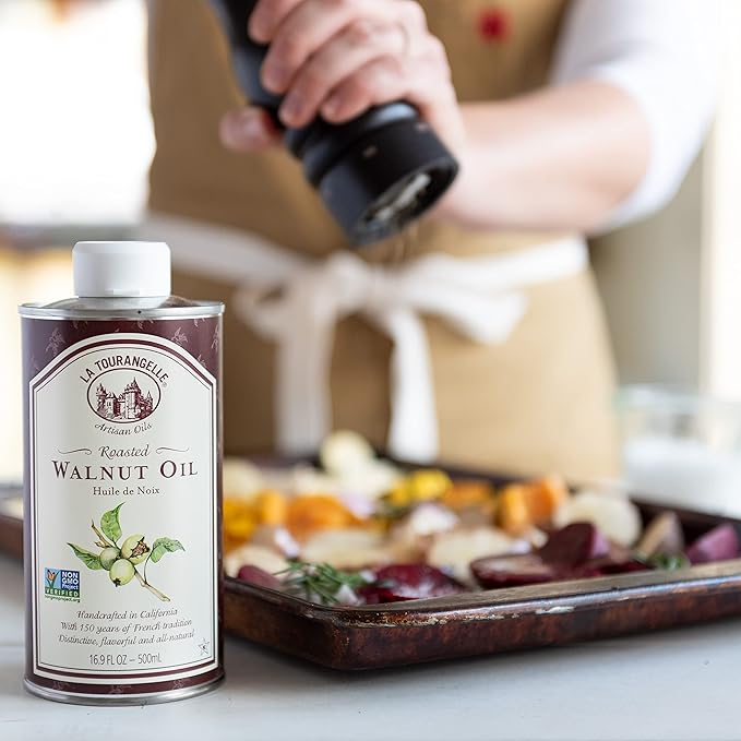 La Tourangelle, Roasted Walnut Oil, Plant-Based Source of Omega-3 Fatty Acid, Cooking, Baking, &