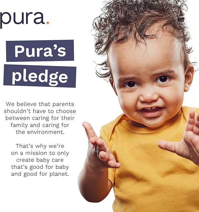 Pura Hypoallergenic Diapers, Size 1 (4-11 lbs), Newborn, Totally Chlorine Free, Wetness Indicator