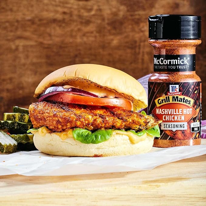 McCormick Grill Mates Nashville Hot Chicken Seasoning, 3 oz (Pack of 2)