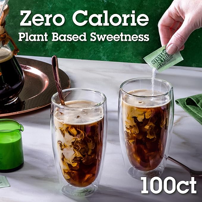 Stevia In The Raw, Plant Based Zero Calorie, No Erythritol, Sugar Substitute, Sugar-Free Sweetener