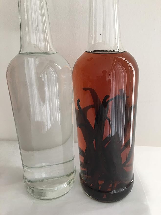 8oz Madagascar Organic Vanilla Beans Grade A. Certified USDA Organic. Fresh 6"-8" for Cooking