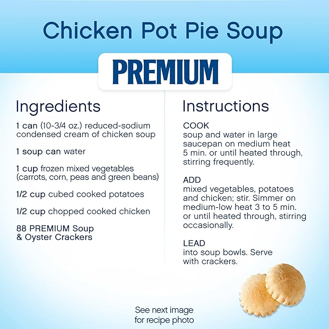 Premium Saltine Crackers Variety Pack, 2 Mini and 2 Soup & Oyster Crackers, Lunch Snacks, Bulk