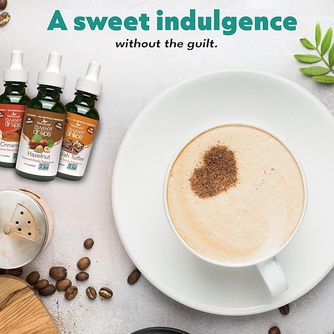 SweetLeaf Stevia Sweet Drops Valencia Orange - Liquid Stevia Drops Sweetener, Zero Calorie, Non-GMO