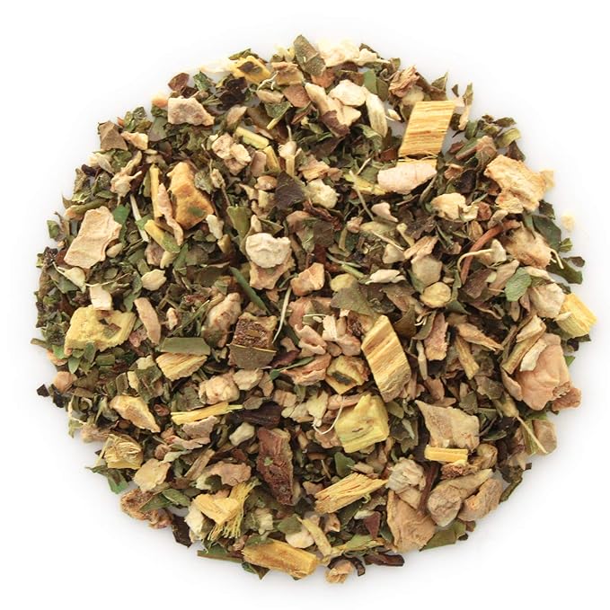 Teabloom Organic White Tea, White Ginger Pear Loose Leaf Tea, Distinctive and Delicate White Tea